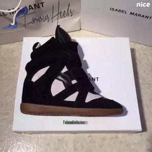 Isabel Marant Black and white suede